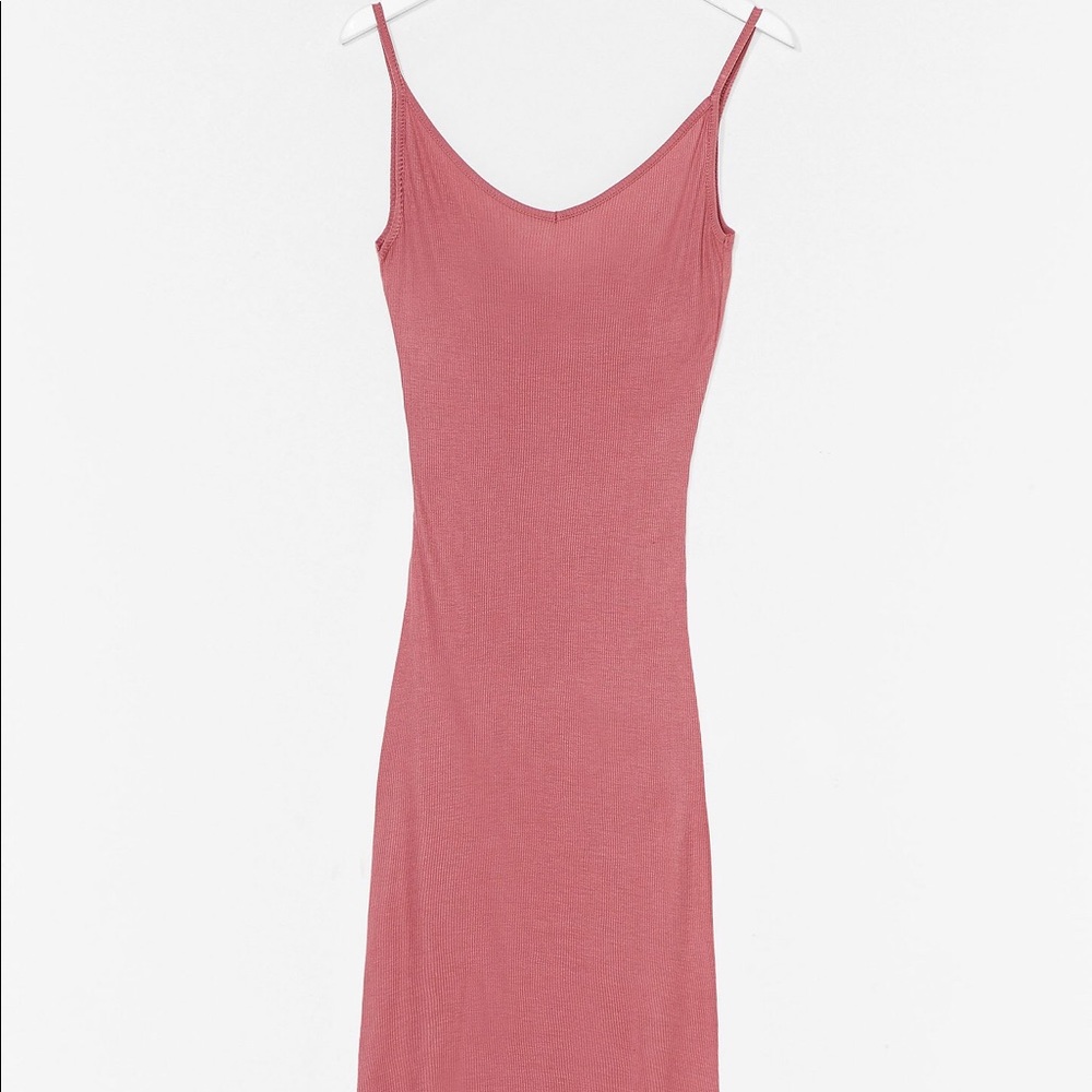 Pink Midi Dress